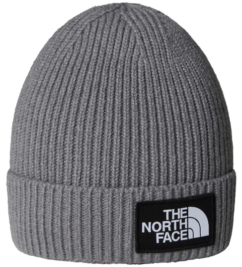 The North Face Kids' TNF Logo Box Cuffed Beanie TNF Medium Grey Heather OneSize The North Face Kids' TNF Logo Box Cuffed Beanie TNF Medium Grey Heather OneSize