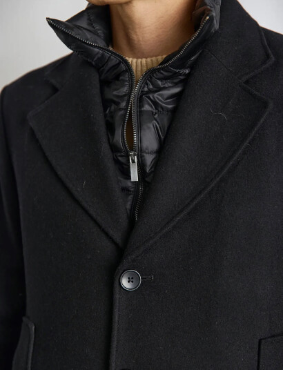 Bruun & Stengade Bs Northland Regular Fit Coat - Black - M
