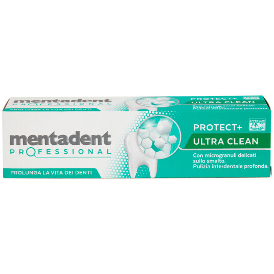 Hydroxyapatit Tannkrem MENTADENT Professional Protect+ Ultra Clean 75 ml Hydroxyapatit Tannkrem MENTADENT Professional Protect+ Ultra Clean 75 ml
