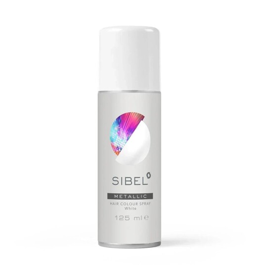 Fargespray Sibel Metallic 125ml Hvit