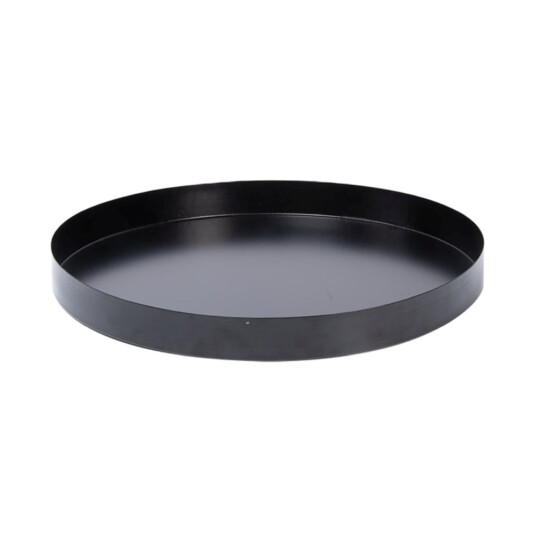 Esschert Design mirror basin in black powder coated steel 57 x 57 x 6 cm