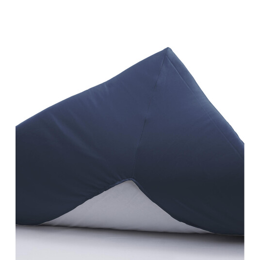 Borås Cotton Cloud konvoluttlaken 120x200 Blå / Deep blue