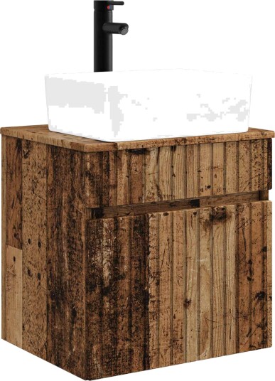 Vegghengt servantkommode Gammelt tre 49 x 41 x 63 cm Vegghengt servantkommode Gammelt tre 49 x 41 x 63 cm