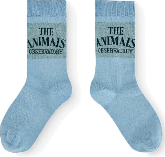 THE ANIMALS OBSERVATORY Snail Kid Socks   Blue   27/30