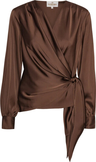 Karmamia Dame Bluser & Skjorter Brun L,