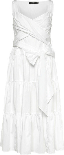 Lauren Ralph Lauren Y/D 70"S Broadcloth Wvn Dresses White 42