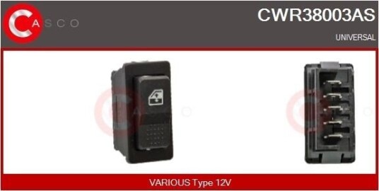 Bryter, vindusheis CASCO CWR38003AS