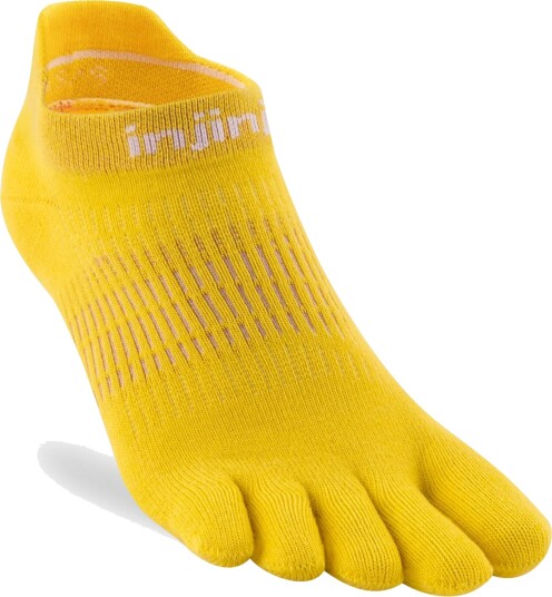 Injinji Women"s Run Lightweight No Show Lemon 40.5 44.5 Injinji Women"s Run Lightweight No Show Lemon 40.5 44.5