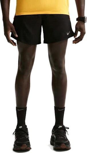 Nike Dri FIT Stride 2in1 7"" Shorts Herre Black/Reflective Silver M Nike Dri FIT Stride 2in1 7"" Shorts Herre Black/Reflective Silver M