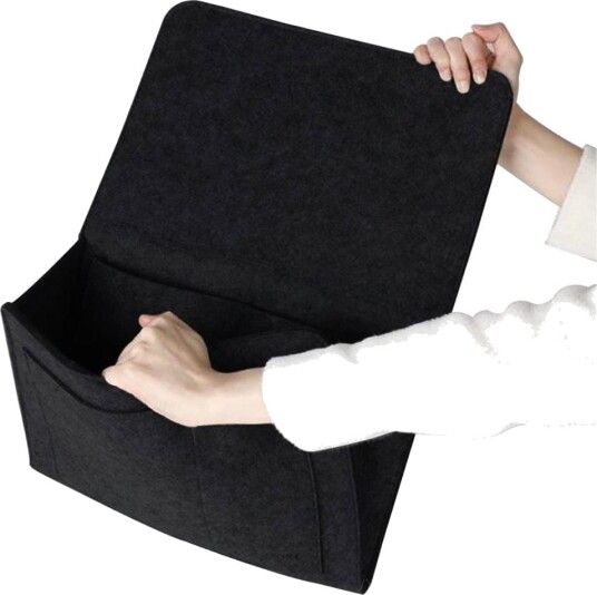 Oppbevaringslomme for seng og sofa Svart