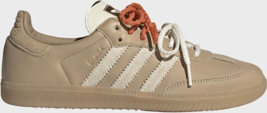 Adidas Samba OG Sko Dame Beige Skinn 39 1/3