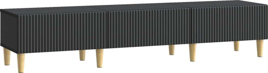 TV skap med skuff Svart 147 x 34,5 x 30 cm Konstruert tre