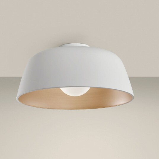 Nordesign Miso taklampe 43,3 cm - Hvit/Gullfarget