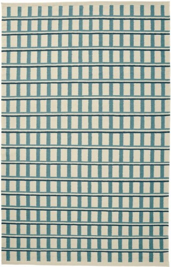 Chhatwal & Jonsson Mysore ullteppe 180x270 cm Off white-heaven blue