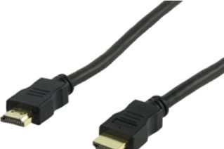 Hq High Speed Hdmi Kabel Med Ethernet Hdmi Hann Til Hdmi Hann 5 M Svart