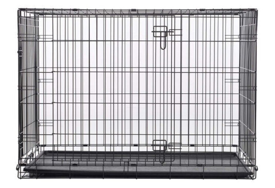 Savic Dog Cottage Hundebur Metall Sort (107 X 72 X 79)