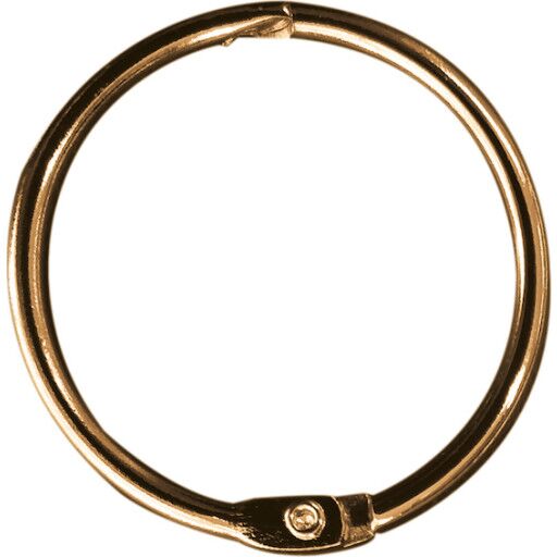 Spirella Ringo Small ringe til dusjforheng børstet messing Spirella Ringo Small ringe til dusjforheng børstet messing