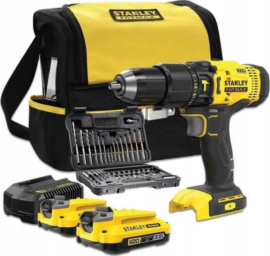 Stanley SFMCD711DSA Drill 18V Med 2x2.0Ah batterier Stanley SFMCD711DSA Drill 18V Med 2x2.0Ah batterier