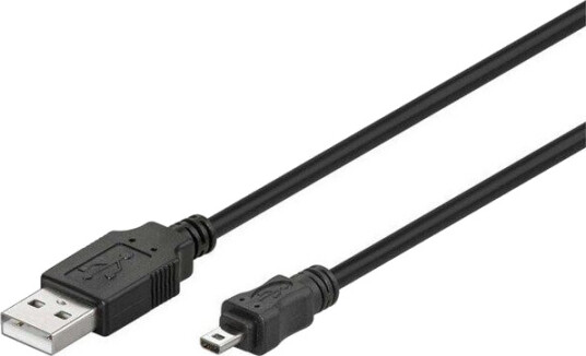 Pro USB 2.0 A til Mini USB B 8-pin 1.8m Kabel Svart