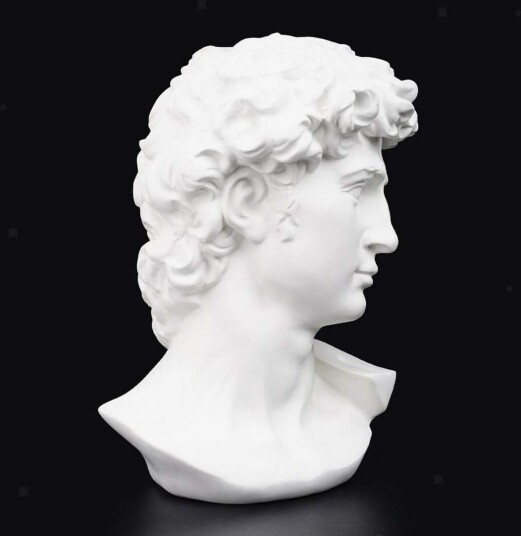 Klassisk Statuett - Byste av David