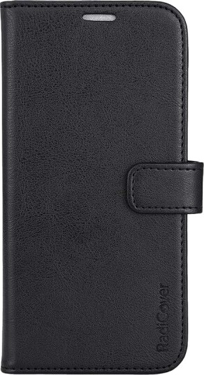 RADICOVER Flipcov Anti Radiation RFID 3 kort MagS iPhone 15 Plus Sort PU