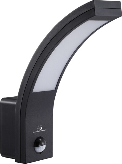 Maclean MCE244B LED vegglampe med bevegelsessensor   10W IP54 750lm 4000K