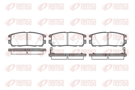 Bremseklosser REMSA 0426.02 Bremseklosser REMSA 0426.02