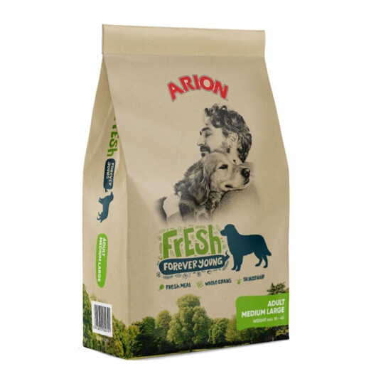 Arion Fresh Hundefôr Voksen Medium & Large 12 kg med Kylling og Lam