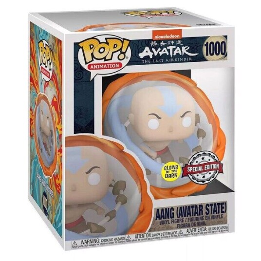 Funko Avatar: The Last Airbender - Aang All Elements Exlusive - Glows in the dark - Vinyl figure 1000