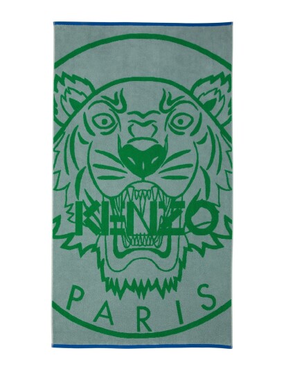 Kenzo Newtiger Beach Towel Green Kenzo Home AMANDE 90X160CM