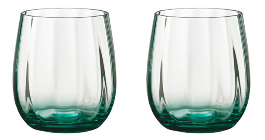 Aida Søholm Sonja vannglass 30 cl 2 stk grønn