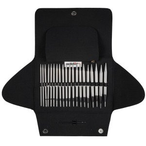 Addi Click Basic Rundpinnesett Messing 60-100cm 3,5-10mm 10 størrels