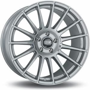 OZ Superturismo Dakar Matt Silver Black Lettering 9x21 5x120 ET35 B64.1