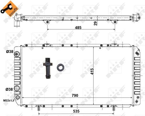 Radiator NRF 52062 Radiator NRF 52062