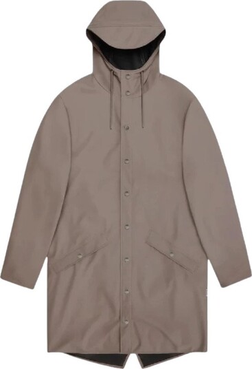 Rains Long Jacket W3   Grey   XS