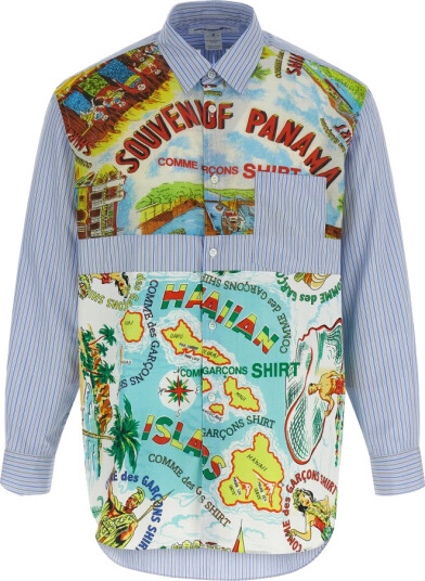 Comme des Garçons Herre Skjorter Flerfarget XL,