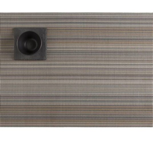 CHILEWICH Multi Stripe Spisebrikke 36x48cm GRANITE