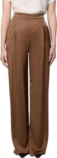 Max Mara Studio Dame Bukser Brun M,
