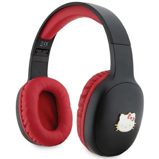 Hello Kitty-Hodetelefoner Med Hodebånd Bluetooth Hkbha1bkhlmk Svart/Svart Metalllogo