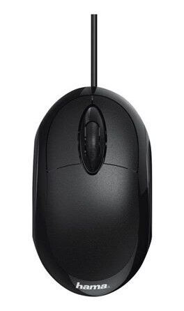 Hama MC-100 Kablet Optisk Mus 1000 dpi Svart Hama MC-100 Kablet Optisk Mus 1000 dpi Svart