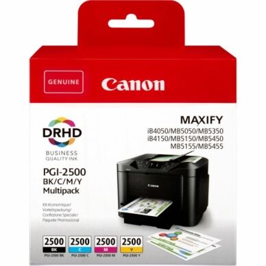 Canon Bläckpatron PGI-2500 MultiPack Bk,C,M,Y 9290B004 Canon Bläckpatron PGI-2500 MultiPack Bk,C,M,Y 9290B004