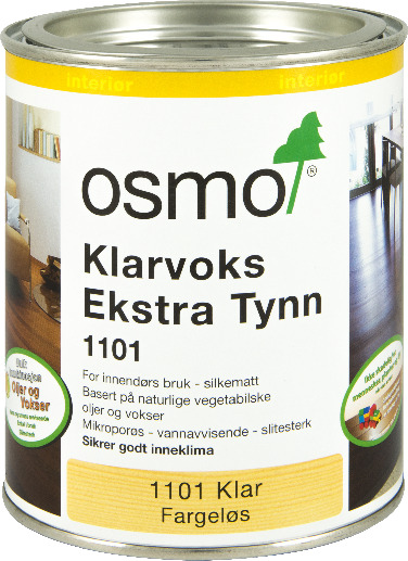 Osmo Klarvoks Ekstra Tynn 1101 0,75l Osmo Klarvoks Ekstra Tynn 1101 0,75l