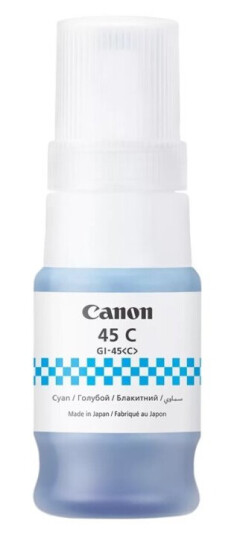 Canon Gi 45 C - 40 Ml - Cyan - Original - Blekkrefill - For Maxify Gx1040 Gx2040 Canon Gi 45 C - 40 Ml - Cyan - Original - Blekkrefill - For Maxify Gx1040 Gx2040