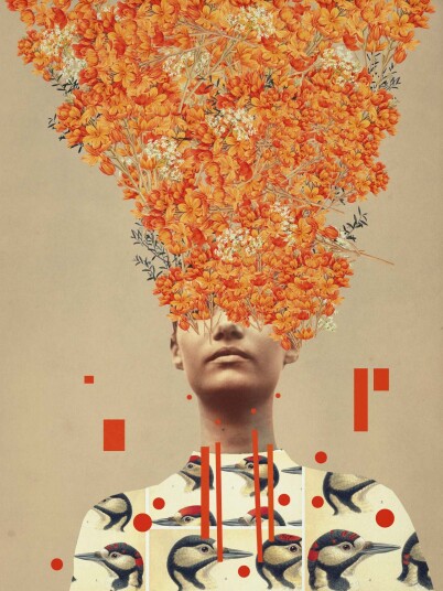 Plakat Surrealistisk Blomsterkunst