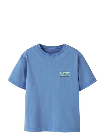 Name It Nkmfandel Ss Nreg Top Noos Blue 122 128 Name It Nkmfandel Ss Nreg Top Noos Blue 122 128