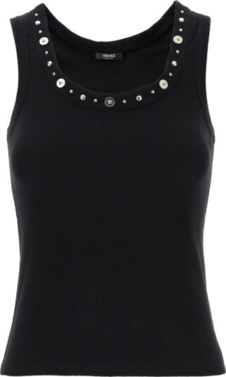 Versace Dame Topper Svart S, Versace Dame Topper Svart S,