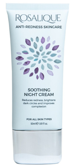 Rosalique Beroligende Nattkrem 50 ml - Fuktighetsgivende for Sensitiv Hud