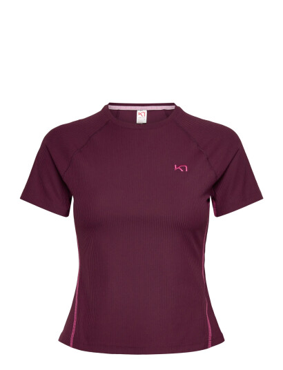 Kari Traa Linnea Tee - Burgundy - L