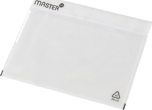 Følgeseddellommer Master"in Performance C6 175 X 140 Mm Transparent Uden Tryk Genanvendt Ldpe K Følgeseddellommer Master"in Performance C6 175 X 140 Mm Transparent Uden Tryk Genanvendt Ldpe K