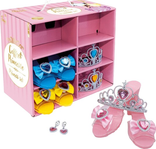 Ptit Clown Prinsesse Tilbehørskit Barn 3 Sett i Boks 24516
